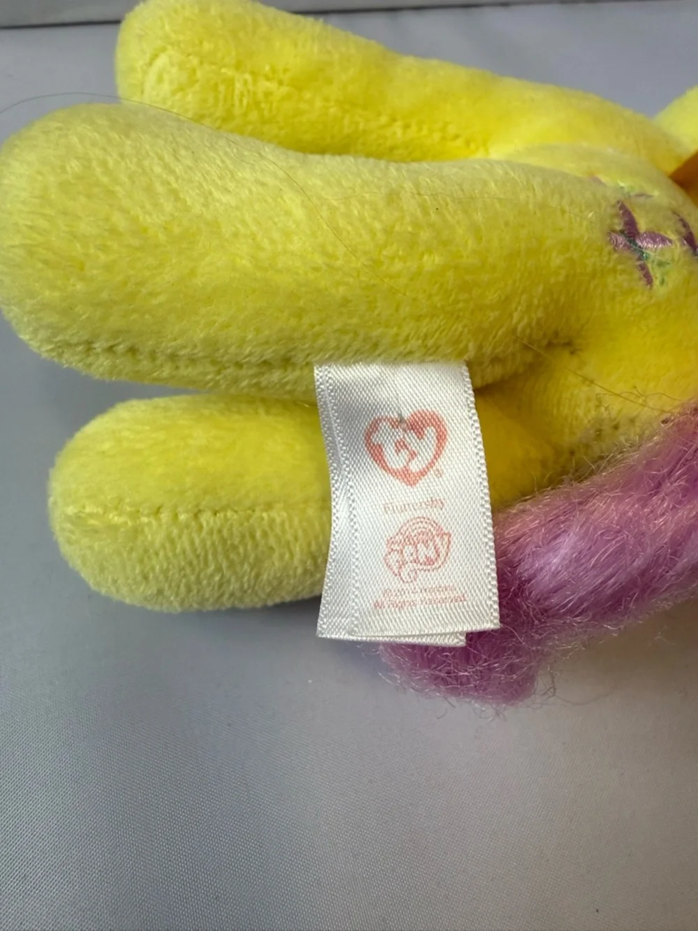 My Little Pony Ty Beanie Baby Lot of 2 - Fluttershy & Twilight Sparkle 2014 - Picture 7 of 12